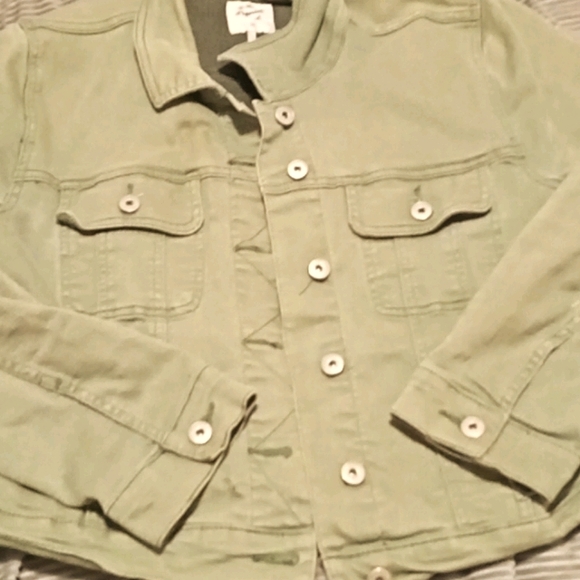 Green Denim Jacket | Poshmark